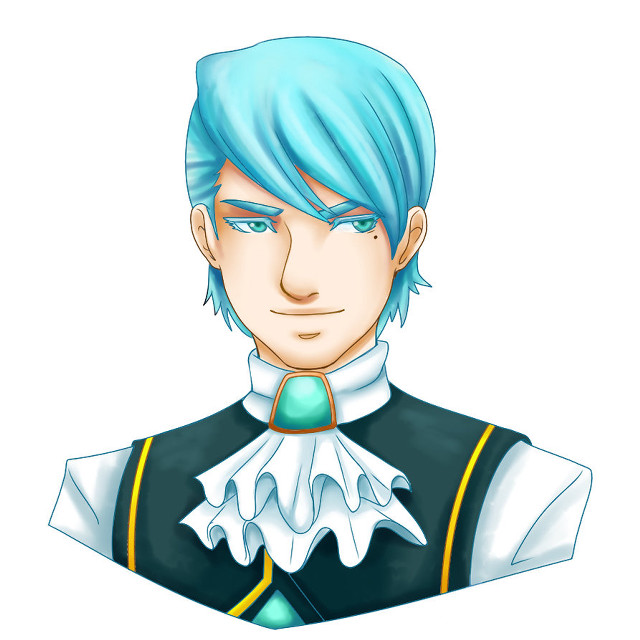 Bluehair blackout portrait cedric seaut free wallpaper for tablet - medium preview image