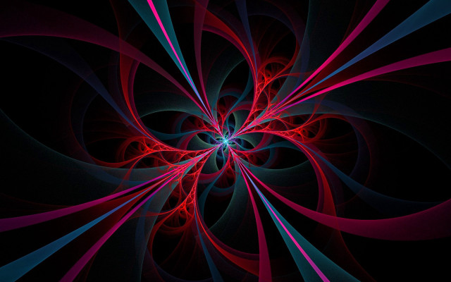 Red blue spiral design black free wallpaper for desktop - medium preview image
