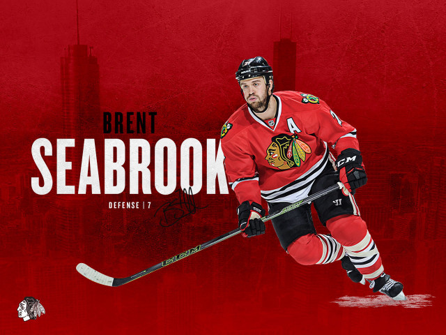 Hockey man red jersey chicago free wallpaper for desktop - medium preview image
