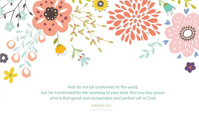 Colorful floral card bible verse free wallpaper for desktop - medium preview image