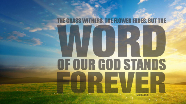 Field sky clouds bible quote free wallpaper for desktop - medium preview image
