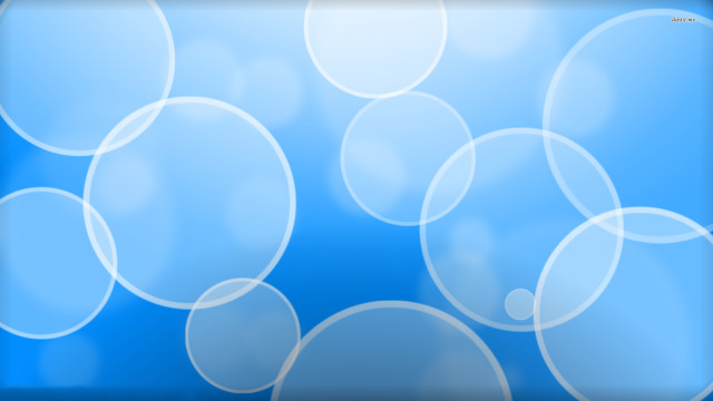 Blue background bubbles different sizes free wallpaper for desktop - medium preview image