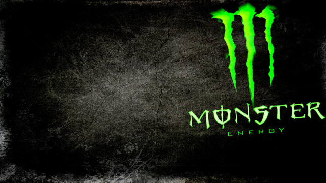 Monster energy logo black background #2 free wallpaper for desktop - medium preview image