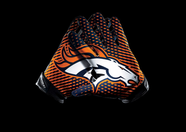 Football glove denver logo black #2 free wallpaper for desktop - medium preview image