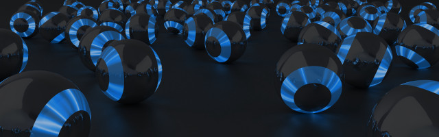 Blue black circles group black free wallpaper for desktop - medium preview image
