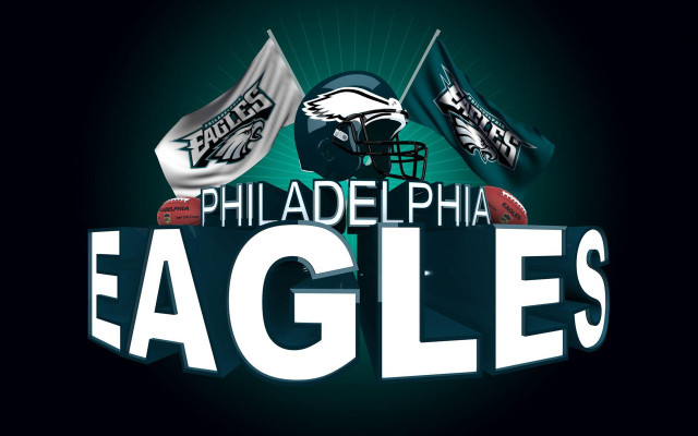 Philadelphia eagles logo helmet flags free wallpaper for desktop - medium preview image
