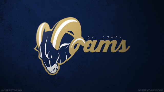Rams logo blue background st free wallpaper for desktop - medium preview image