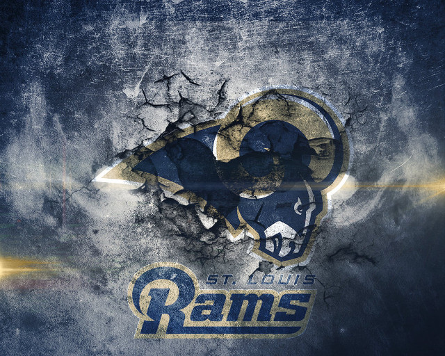 Rams logo cracked background lightning free wallpaper for desktop - medium preview image