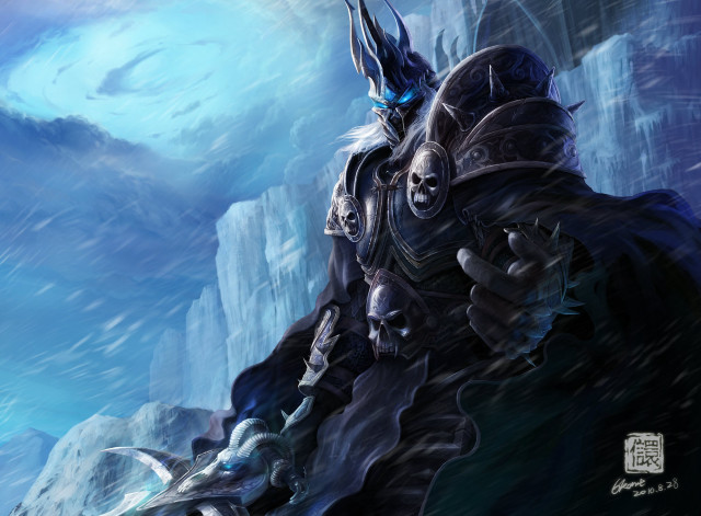 Man armor sword snowy landscape #4 free wallpaper for desktop - medium preview image