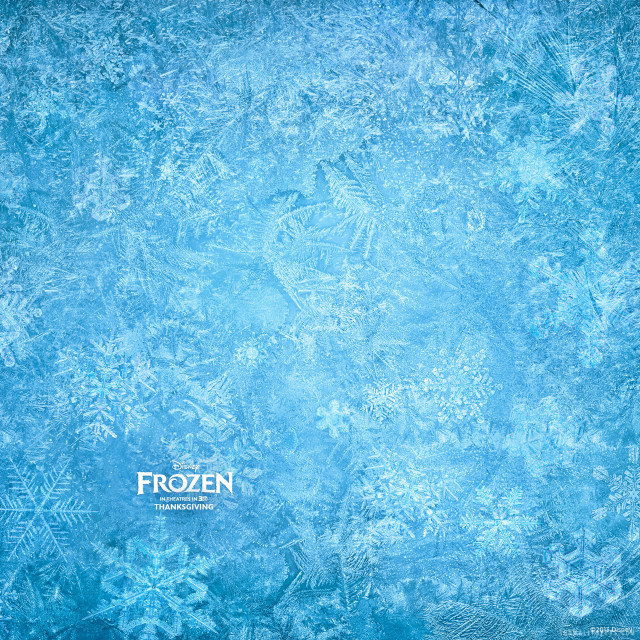 Frozen background snowflakes frozen wording free wallpaper for tablet - medium preview image