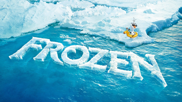 Frozen word water boat man free wallpaper for desktop - medium preview image