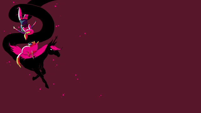 Pink black animal pink tail free wallpaper for desktop - medium preview image