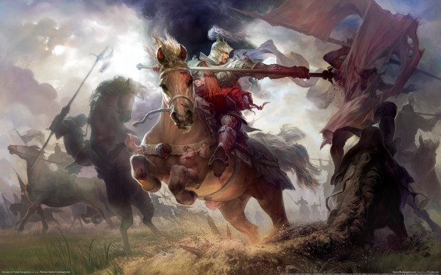 Man horse sword group men free wallpaper for desktop - medium preview image