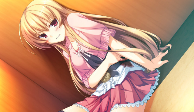 Girl long hair pink dress #8 free wallpaper for desktop - medium preview image