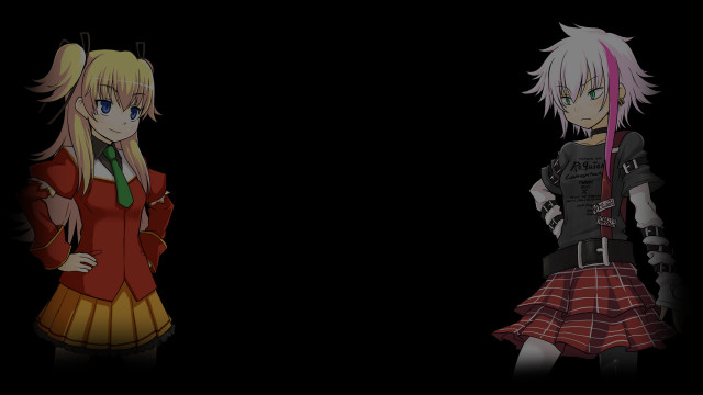 Anime girls dark room camera free wallpaper for desktop - medium preview image