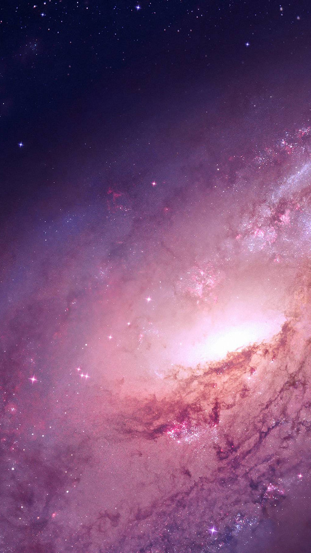 Spiral galaxy bright light stars #3 free wallpaper for mobile - medium preview image