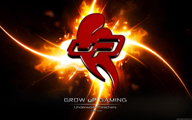 Red logo yellow flame black free wallpaper for desktop - medium preview image