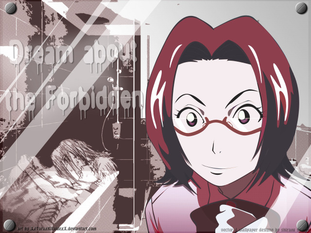 Woman glasses red hoodie serious free wallpaper for desktop - medium preview image