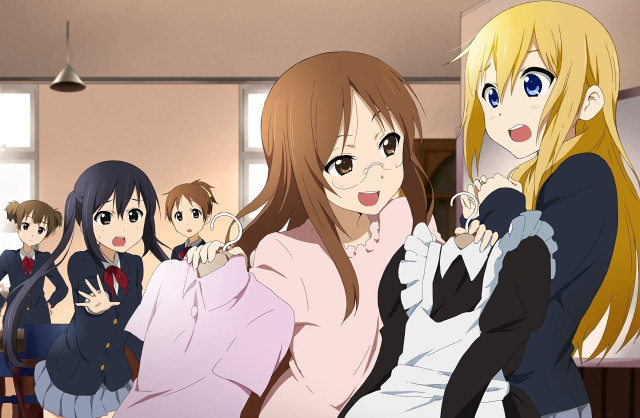 Anime girls room jacket purse free wallpaper for desktop - medium preview image