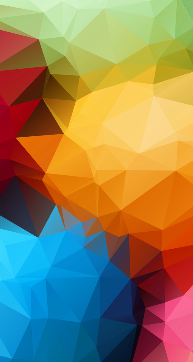 Colorful abstract background shapes poster free wallpaper for mobile - medium preview image