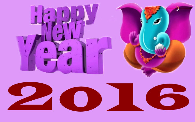 Purple red happy new year free wallpaper for desktop - medium preview image