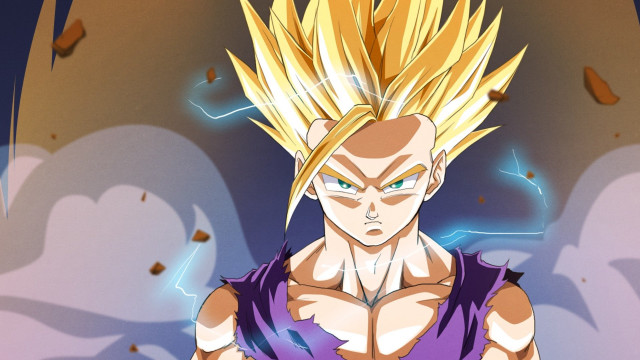 Cute dragon spiked hair electricity free wallpaper for desktop - medium preview image