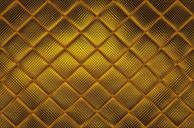 Gold background diamond pattern yellow free wallpaper for desktop - medium preview image