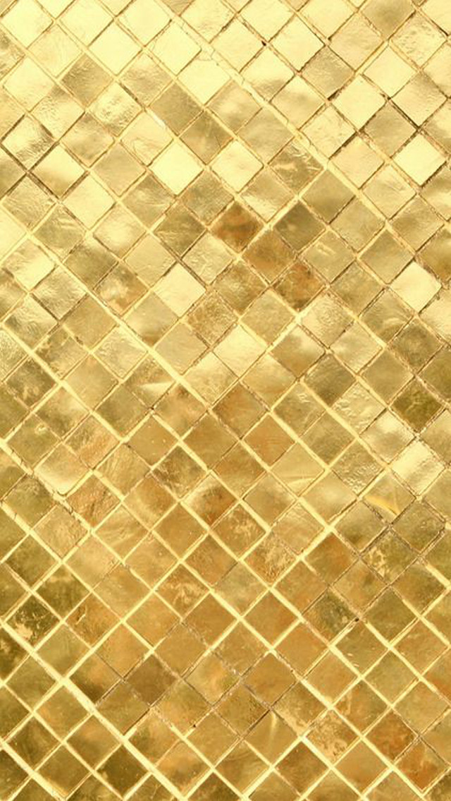 Gold brown tile floor bathroom free wallpaper for mobile - medium preview image