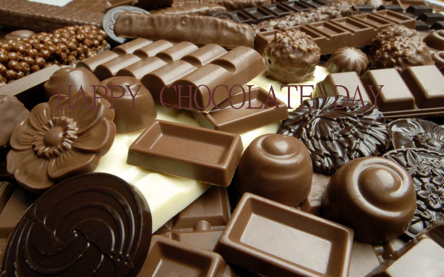 Chocolate candy table flower topped free wallpaper for desktop - medium preview image