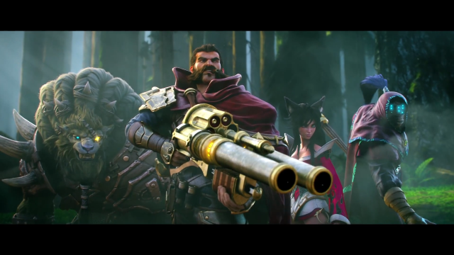 Man holding gun group people #2 free wallpaper for desktop - medium preview image