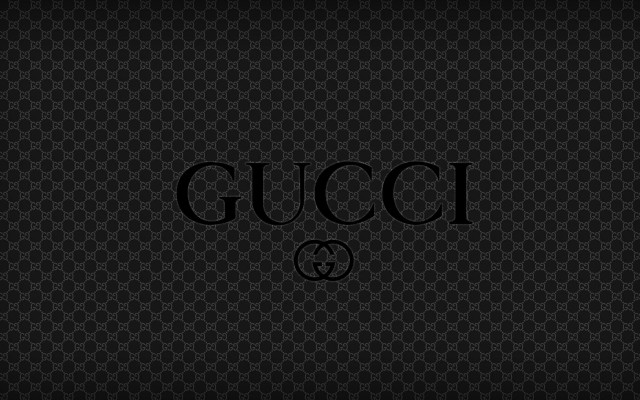 Black background gucci black letters free wallpaper for desktop - medium preview image