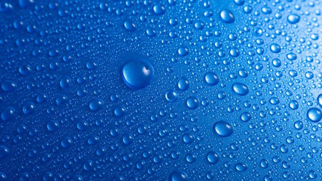 Blue background water drops blue free wallpaper for desktop - medium preview image
