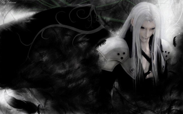 Woman white hair white mask free wallpaper for desktop - medium preview image