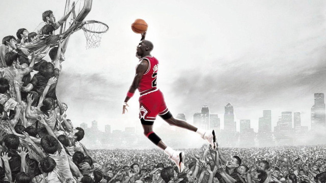 Man red uniform basketball crowd #4 free wallpaper for desktop - medium preview image