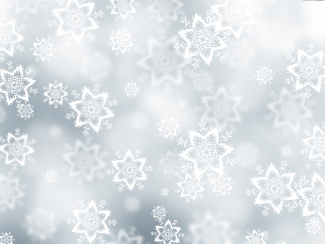 Blurry background snowflakes white silver free wallpaper for desktop - medium preview image