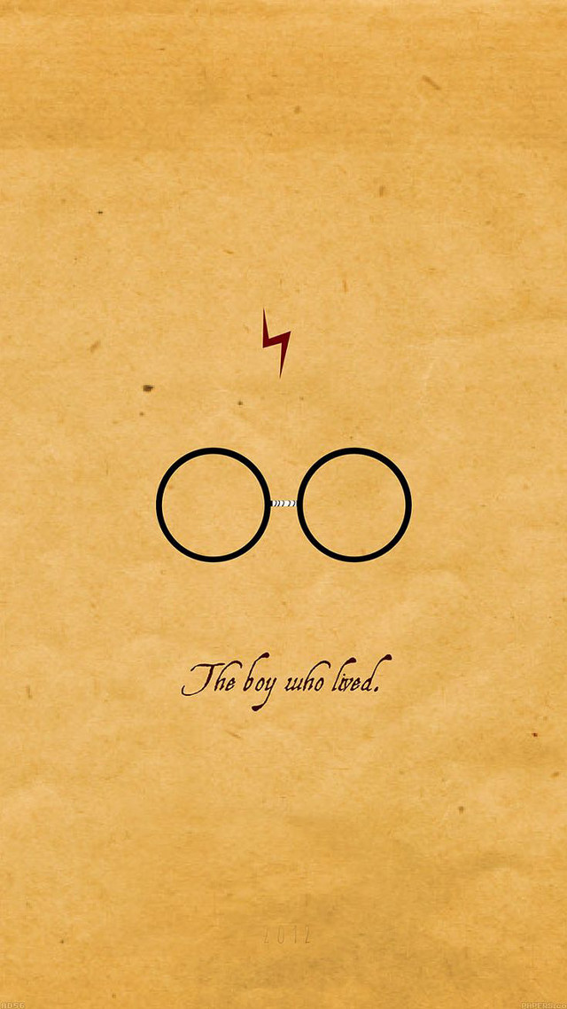 Harry potter poster quote glasses free wallpaper for mobile - medium preview image