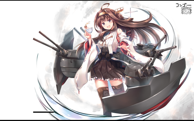 Girl long hair sword boat free wallpaper for desktop - medium preview image