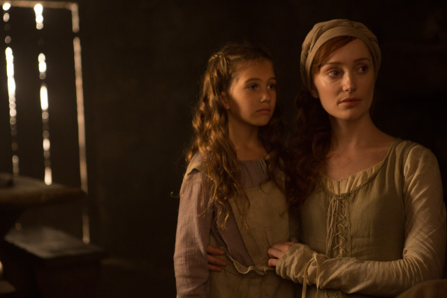 Two women standing room light free wallpaper for desktop - medium preview image