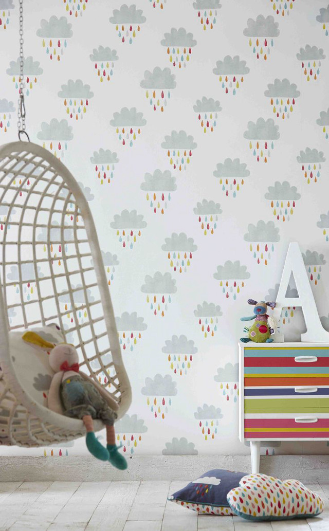 Childs bedroom swing chair cloud free wallpaper for mobile - medium preview image