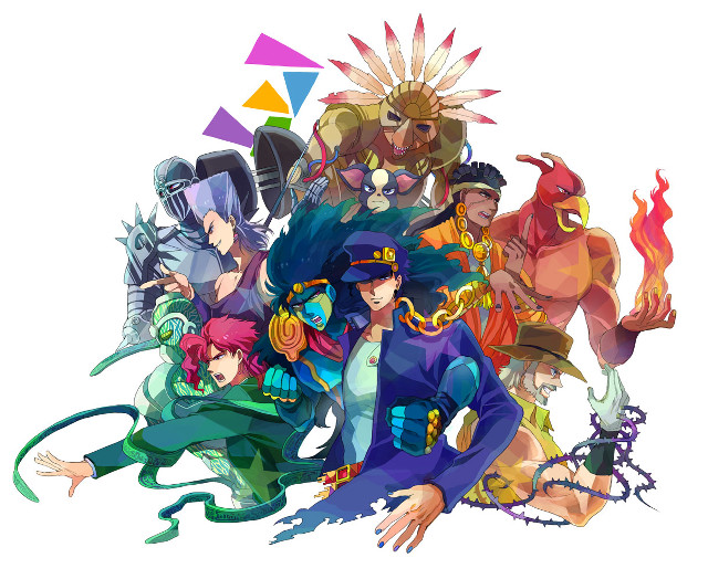 Anime characters white background group free wallpaper for desktop - medium preview image