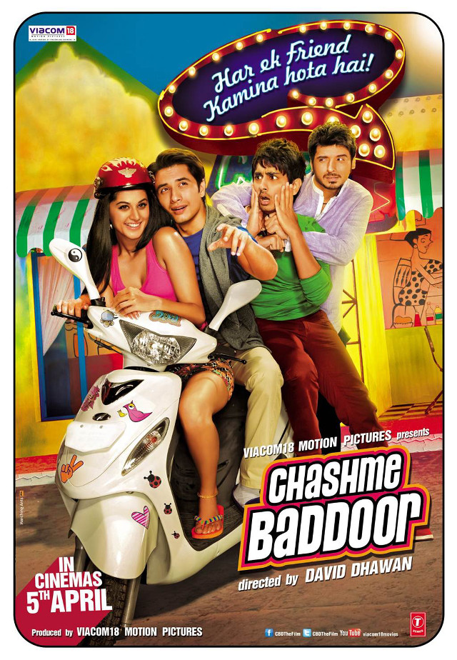Chashme baddoor movie poster man free wallpaper for mobile - medium preview image