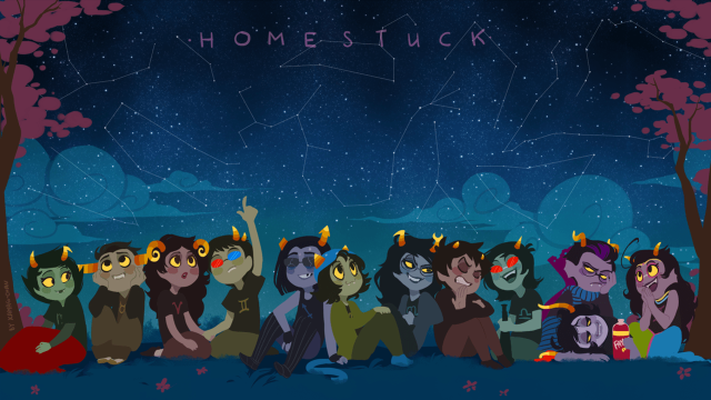 Homesick group people night sky free wallpaper for desktop - medium preview image