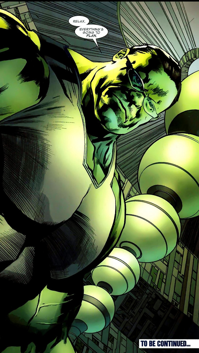 Comic character green suit black free wallpaper for mobile - medium preview image