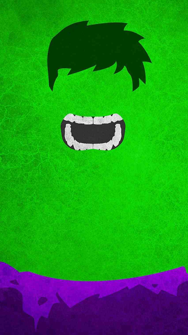 Green purple poster grinning man free wallpaper for mobile - medium preview image