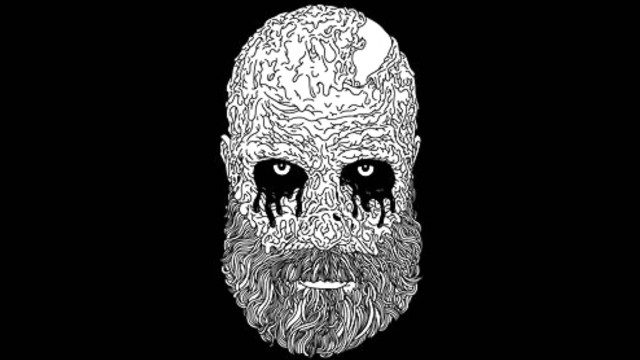 Man beard skull darkart neoplasticism free wallpaper for desktop - medium preview image