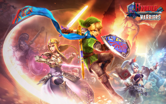 Zelda link video game poster free wallpaper for desktop - medium preview image