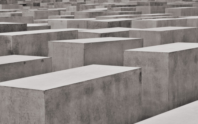 Concrete blocks group field sky free wallpaper for desktop - medium preview image