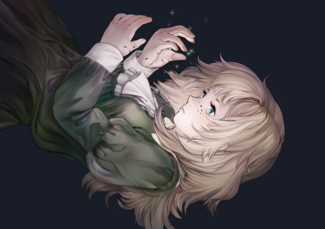 Woman laying hands on head free wallpaper for desktop - medium preview image