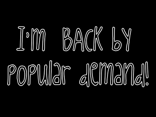 Im back by popular demand free wallpaper for desktop - medium preview image