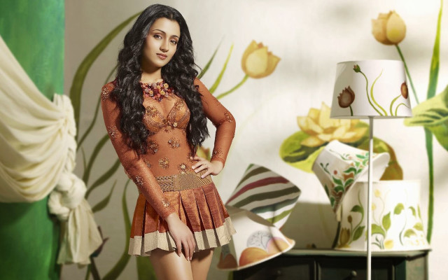 Woman dress room flower wallpaper free wallpaper for desktop - medium preview image